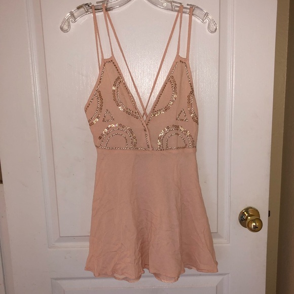 Nasty Gal Dresses & Skirts - Deep V, Back Out Skater Dress Nasty Gal Dresses & Skirts - Deep V, Back Out Skater Dress